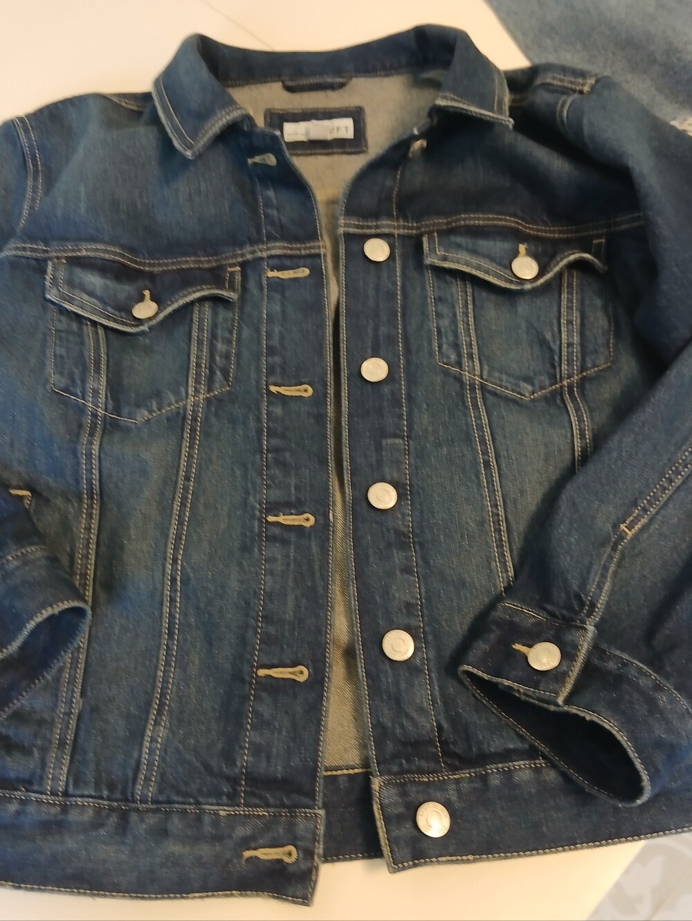 The Loft By Ann Taylor Denim Jean Jacket Extra Large
